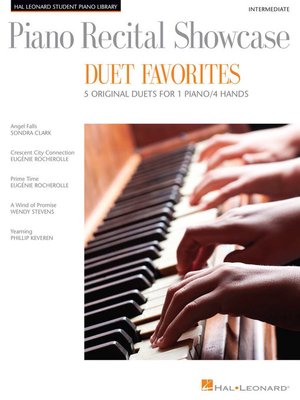 cover image of Piano Recital Showcase--Duet Favorites